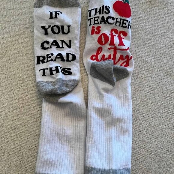 NWOT Teacher Socks - Picture 1 of 1